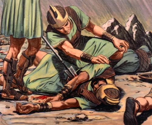 Uriah dying