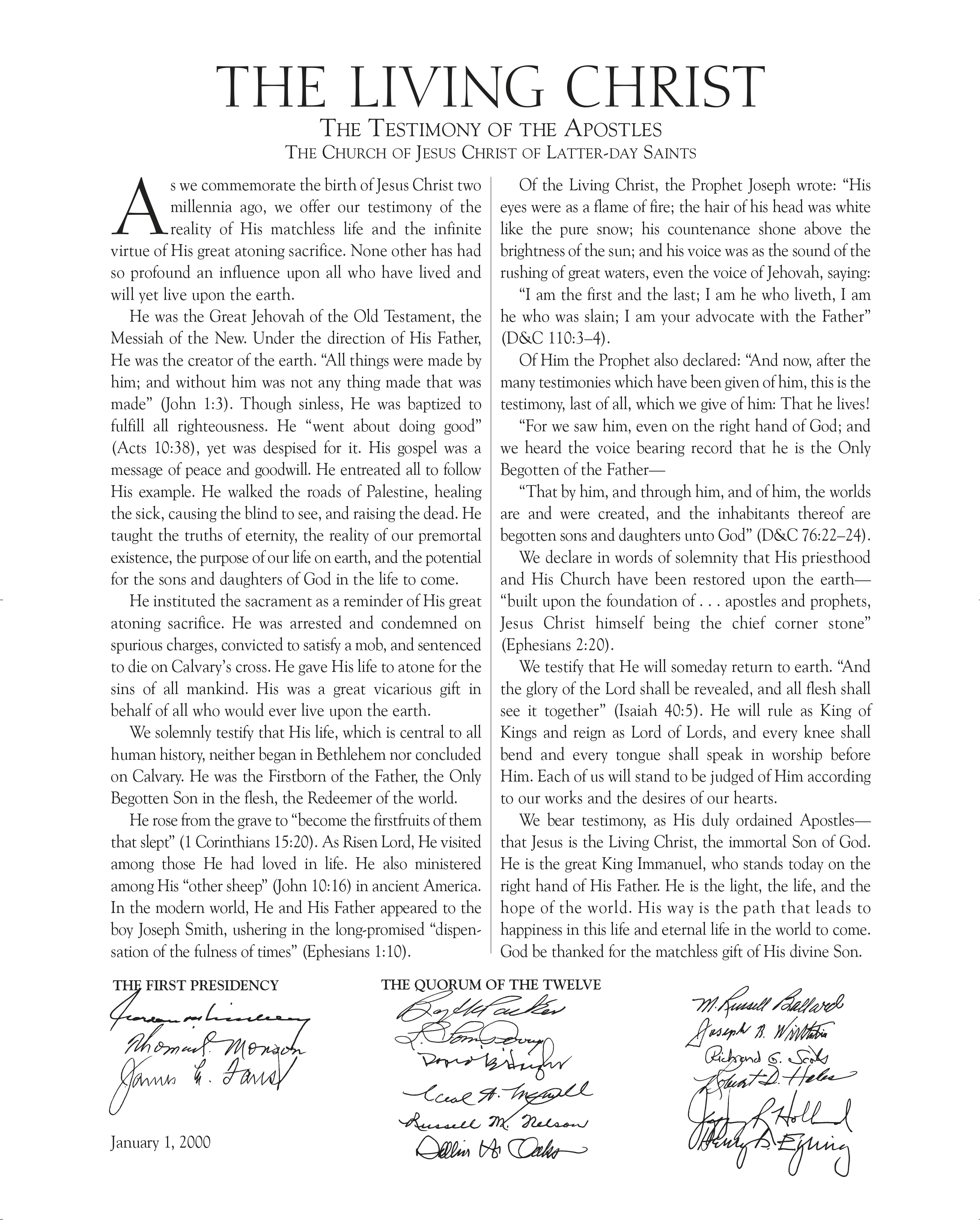 The Living Christ
