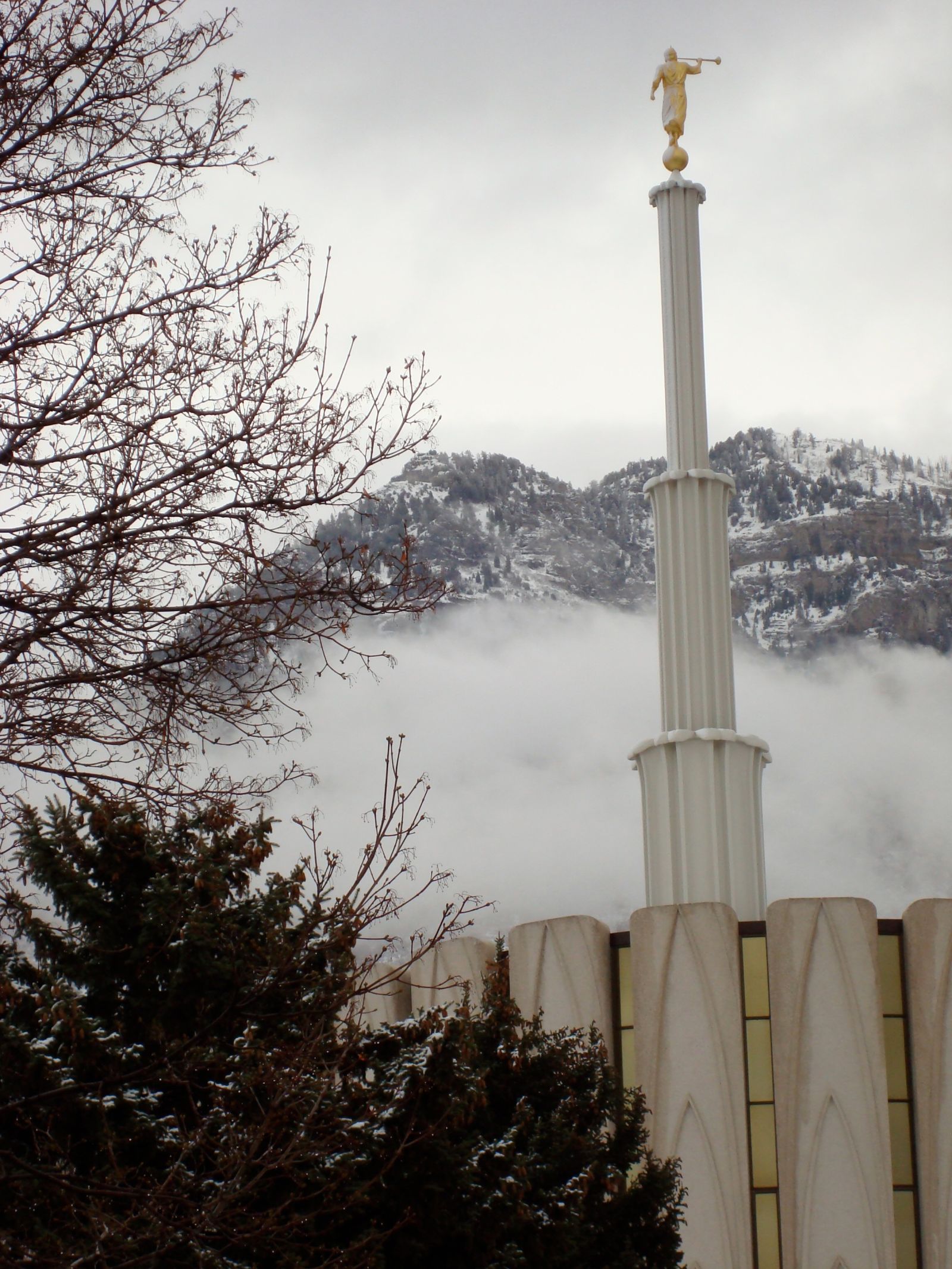 Provo Utah Temple in the Evening