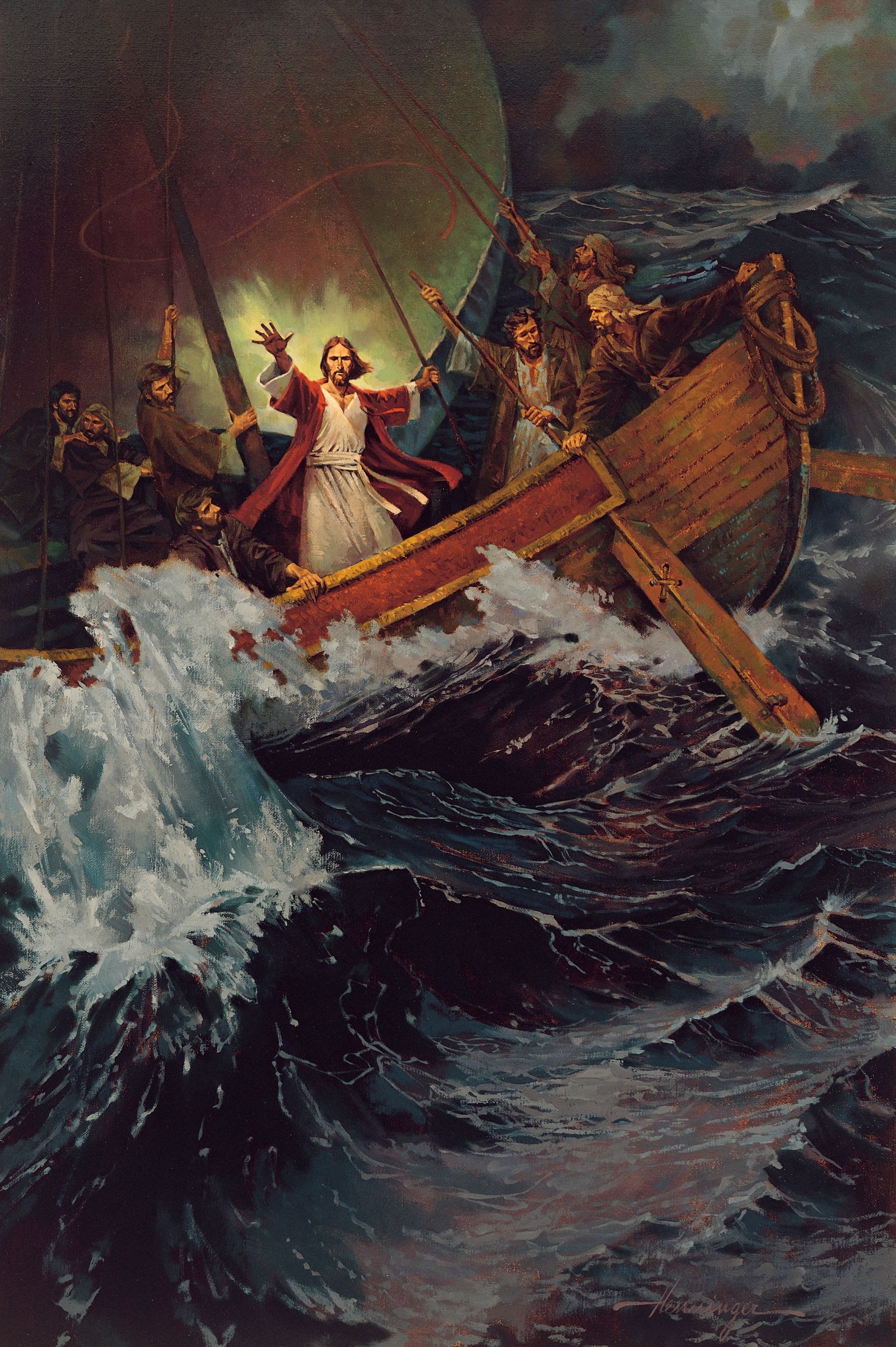 sea of galilee storm jesus