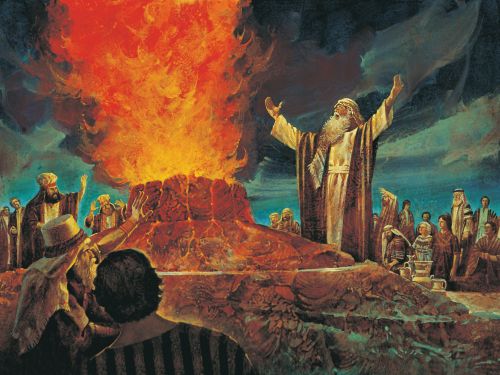 how did god defeat the priests of baal through elijah?