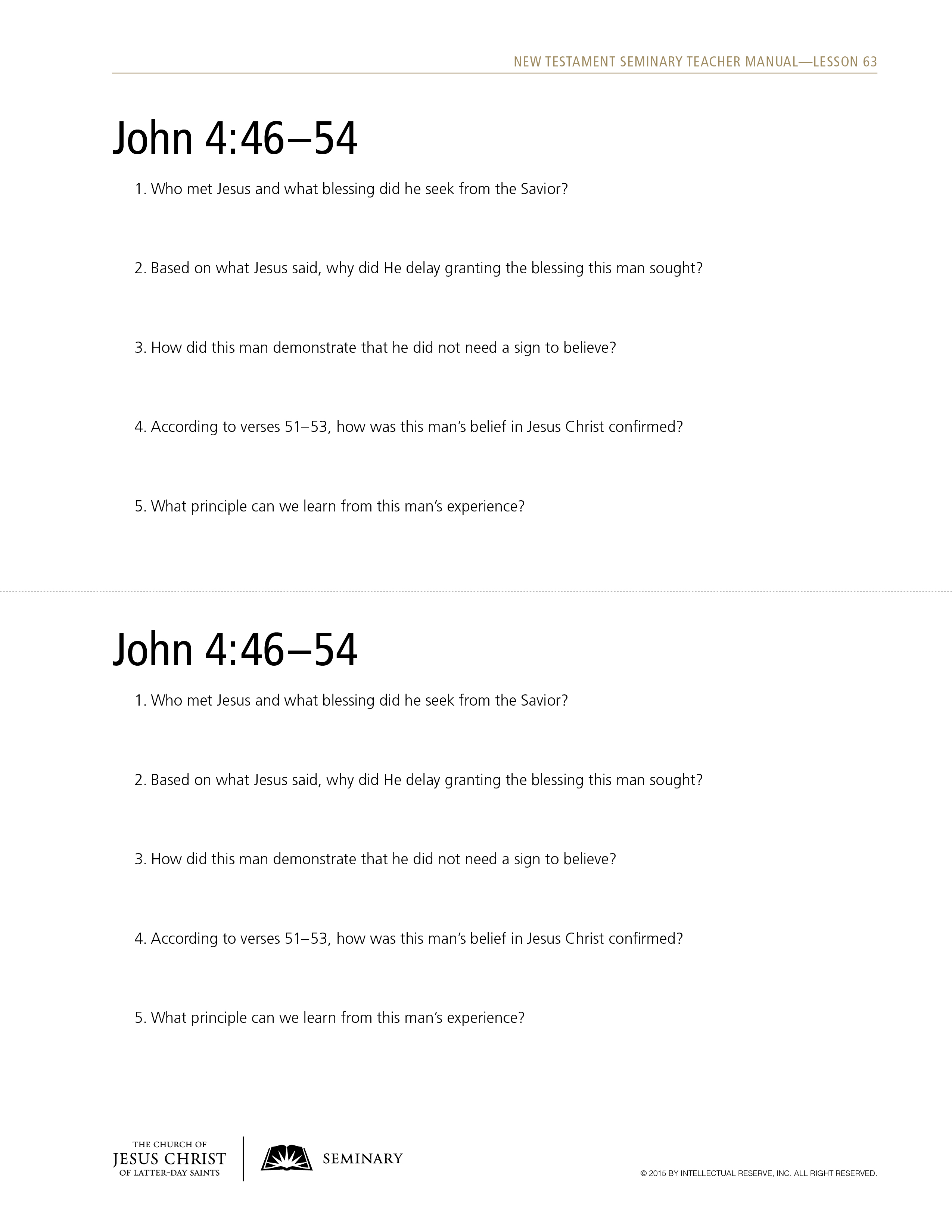 Lesson 63 John 4