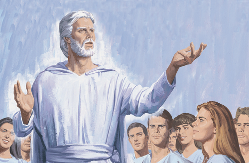 people in heaven with Heavenly Father