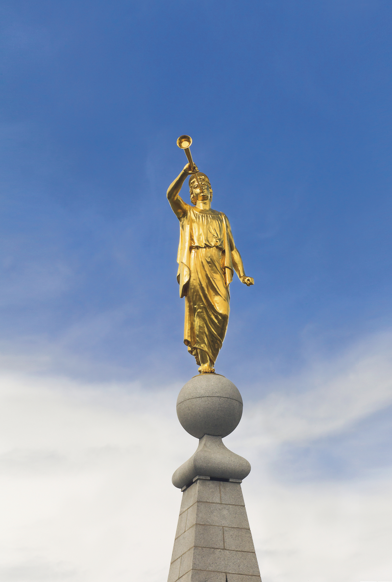 Angel Moroni On The Salt Lake Temple