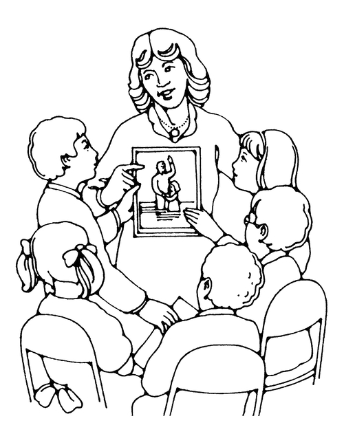 lds primary children clipart