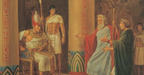 Moses and Aaron in the Court of Pharaoh