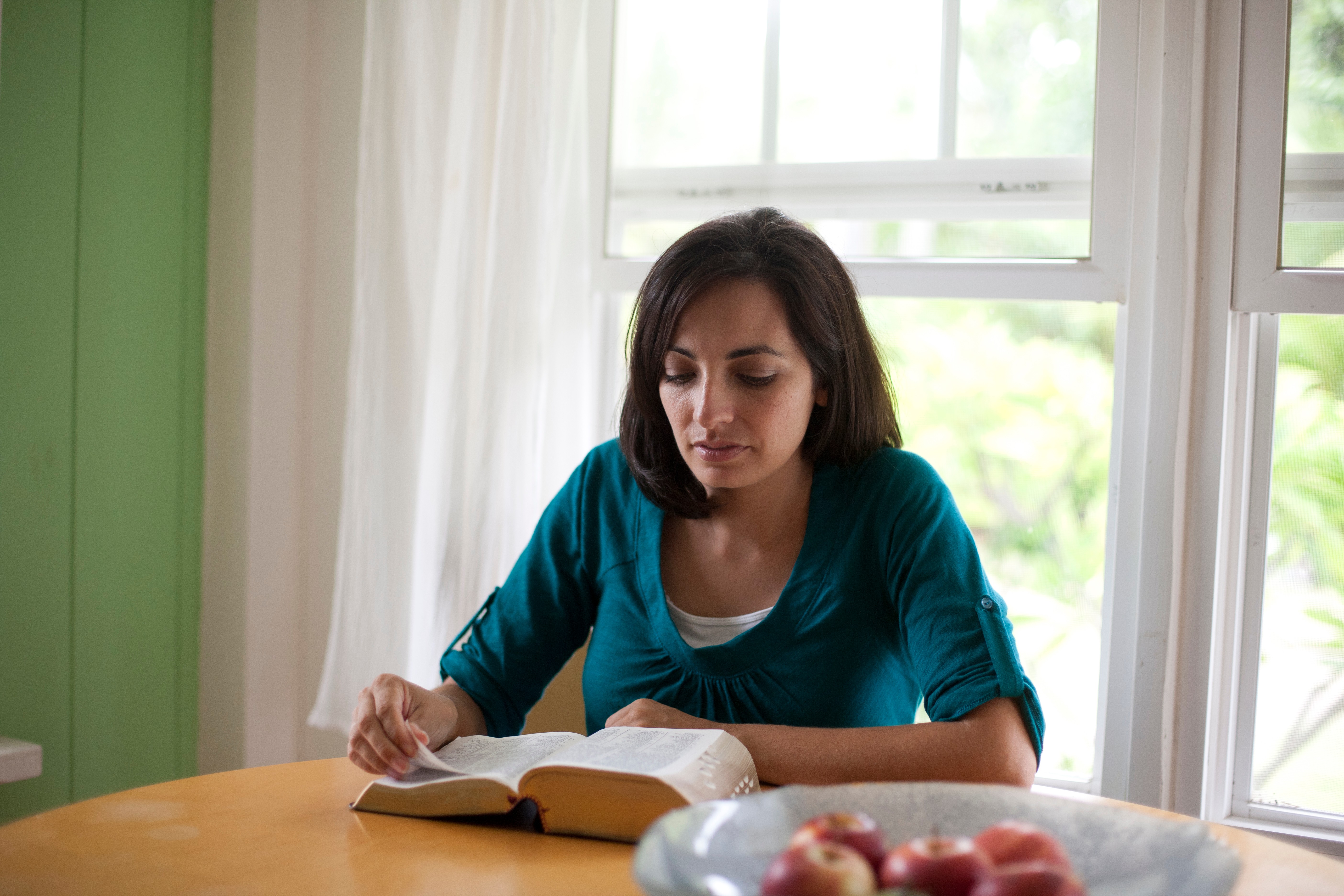 teacher studying