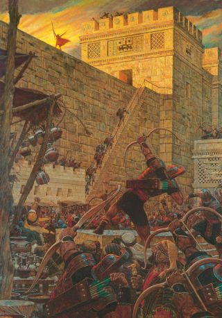 Samuel the Lamanite on the Wall (Samuel the Lamanite Prophesies)