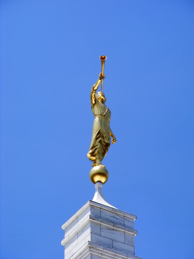 Angel Moroni of the Denver Colorado Temple