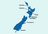 map of New Zealand