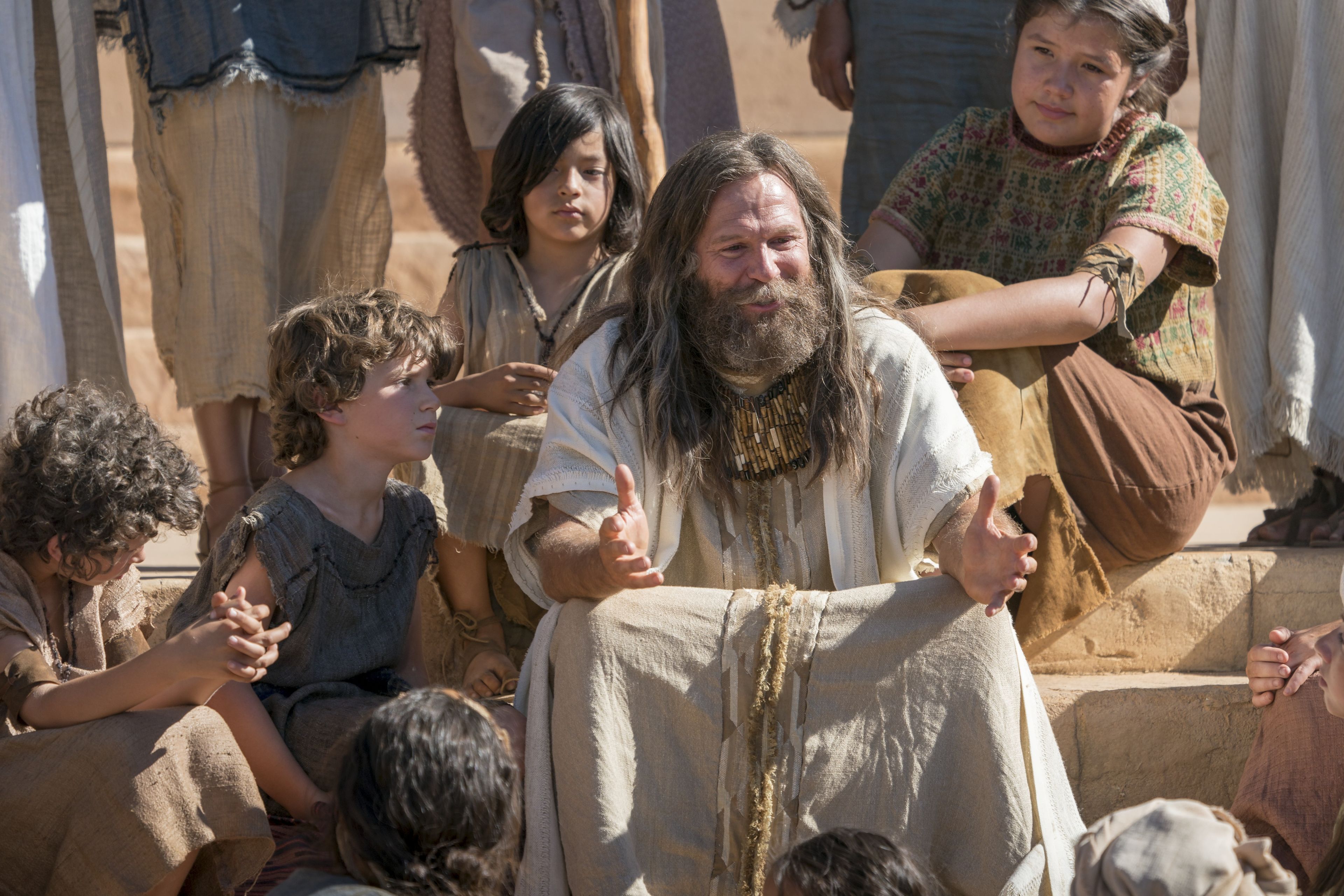 Jacob teaching Nephite children