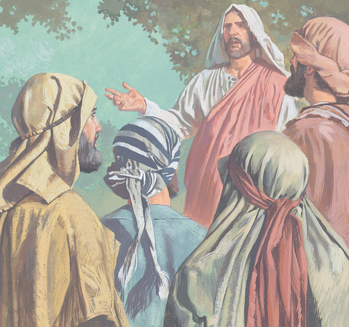 Jesus teaching disciples
