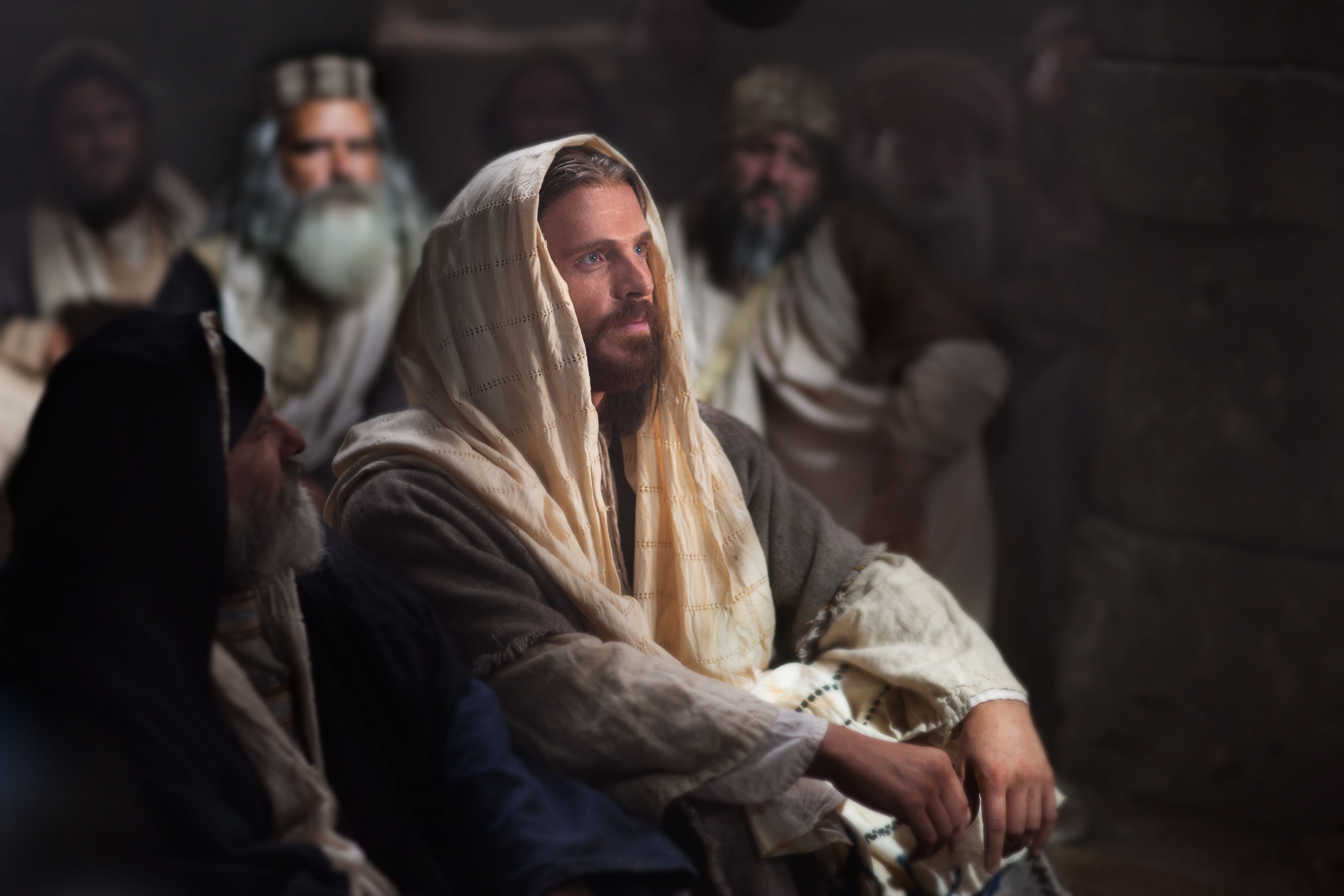 Jesus Listens in the Temple