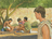 Moroni watching king-men
