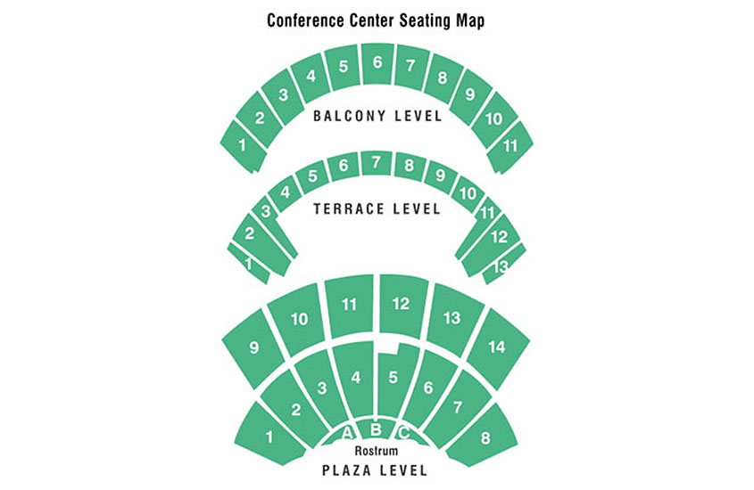 Covey Center Seating Chart