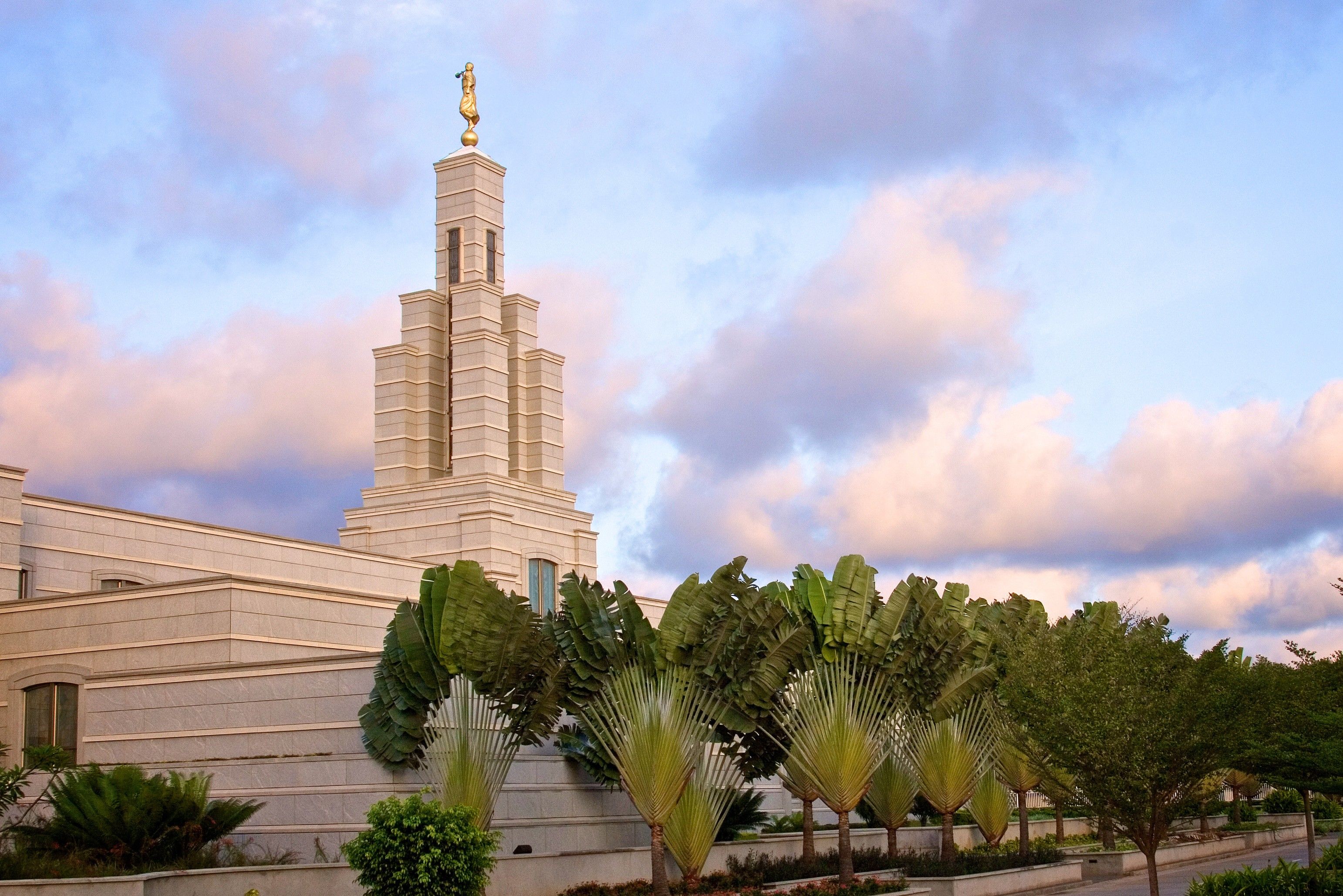 Accra Ghana Temple in the Evening